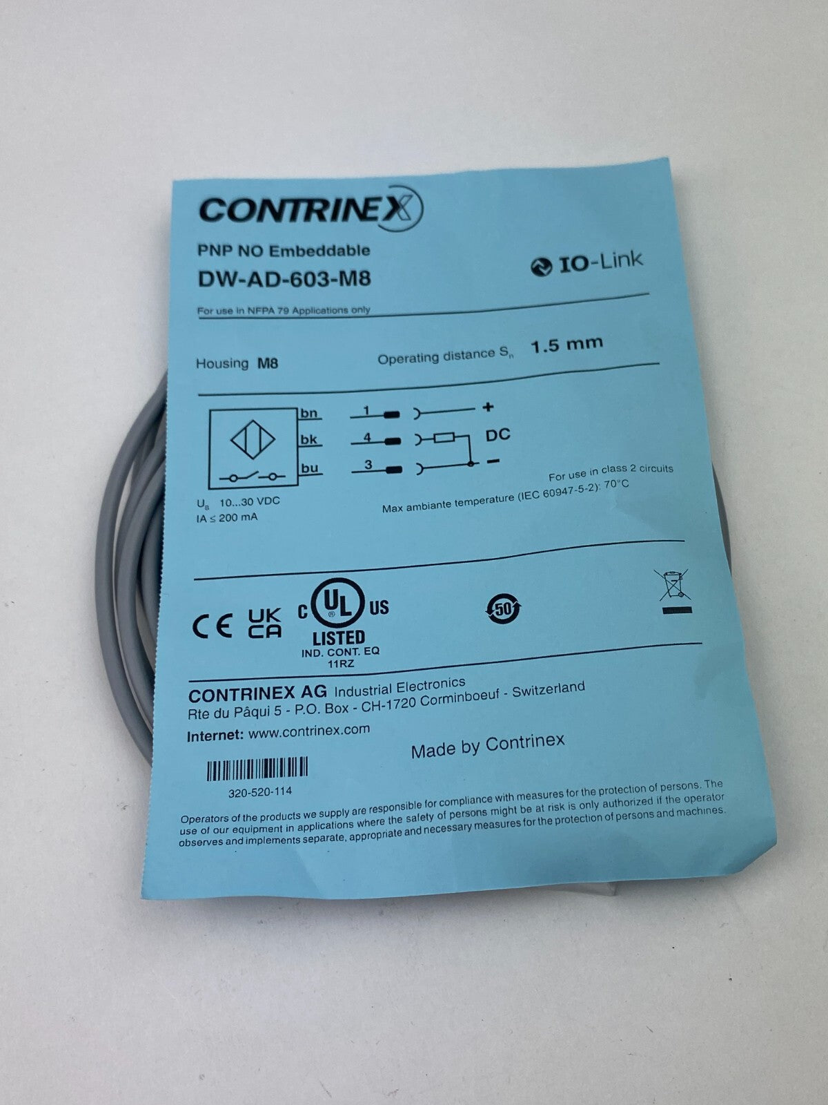 CONTRINEX DW-AD-603-M8