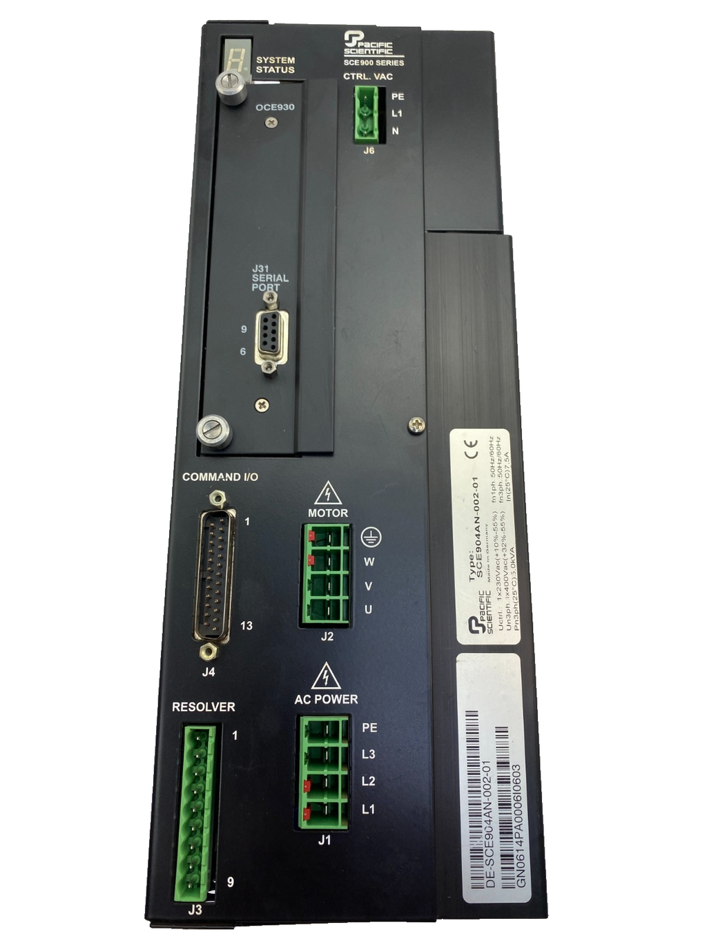 Pacific Scientific SCE904AN-002-01  7.5A