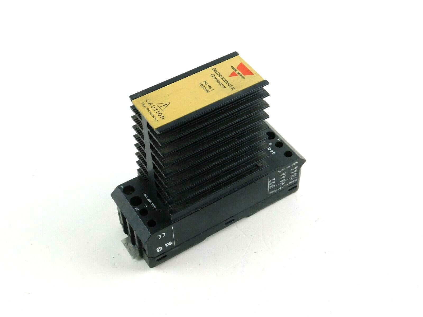 Carlo Gavazzi Semiconductor Contactor RN1A23D25  230V 25A