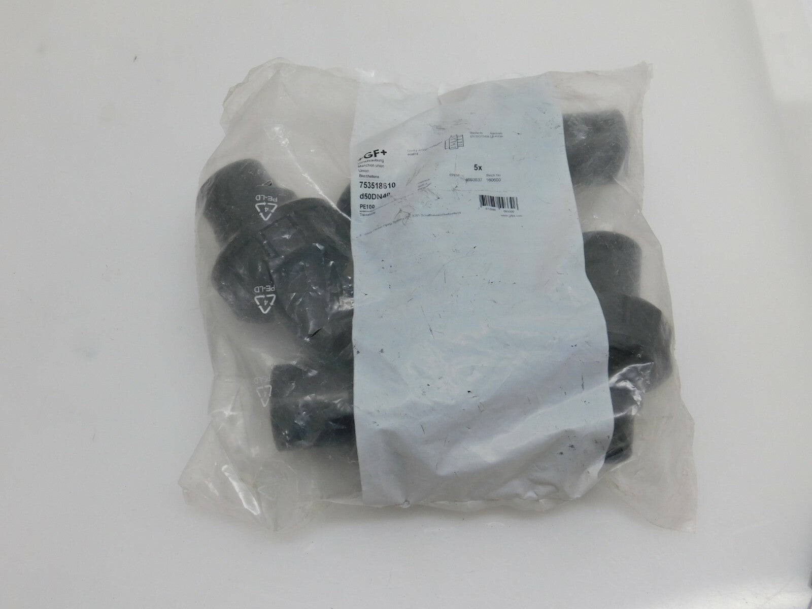 Georg Fischer Verschraubung d50DN40 PE100  753518610      **  5 Stück **