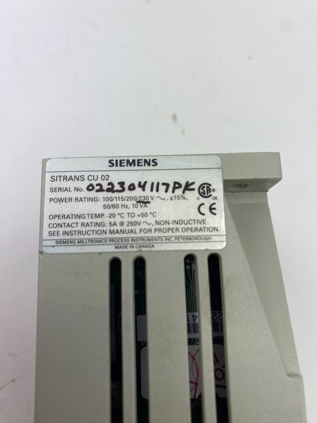 SIEMENS SITRANS CU 02 7MH75624AA10