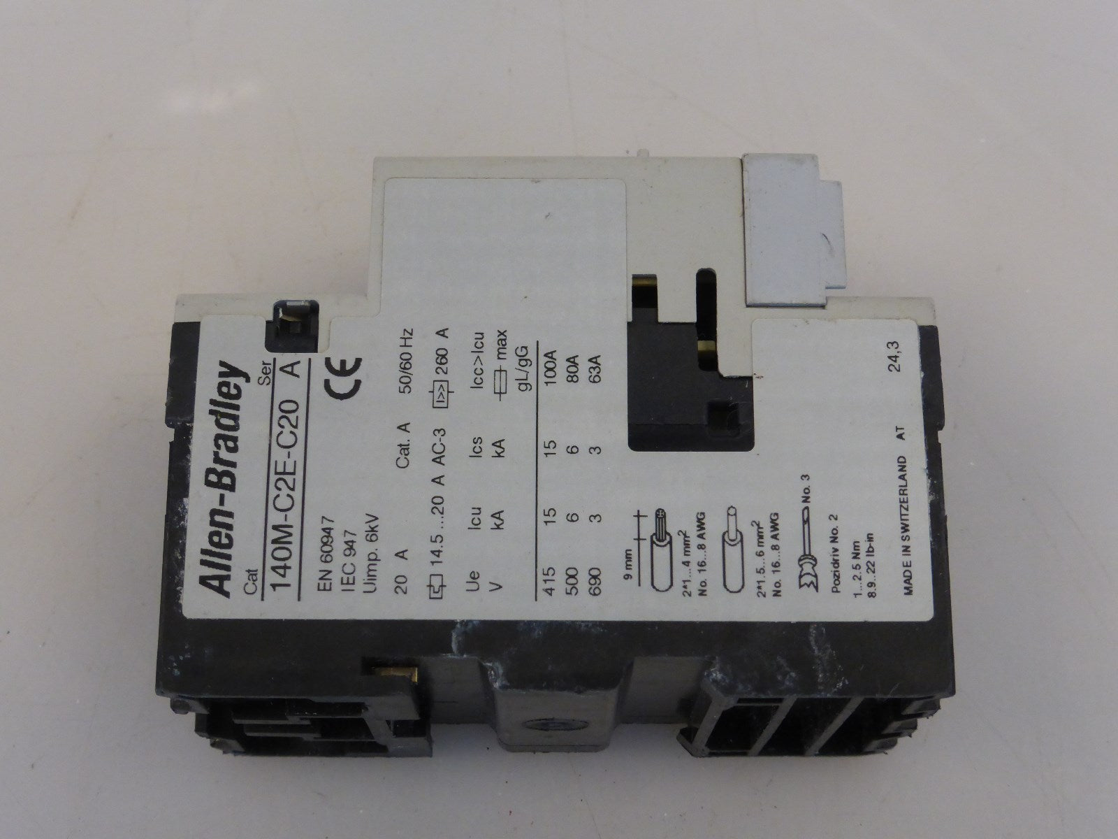 Allen Bradley 140M-C2E-C20 A