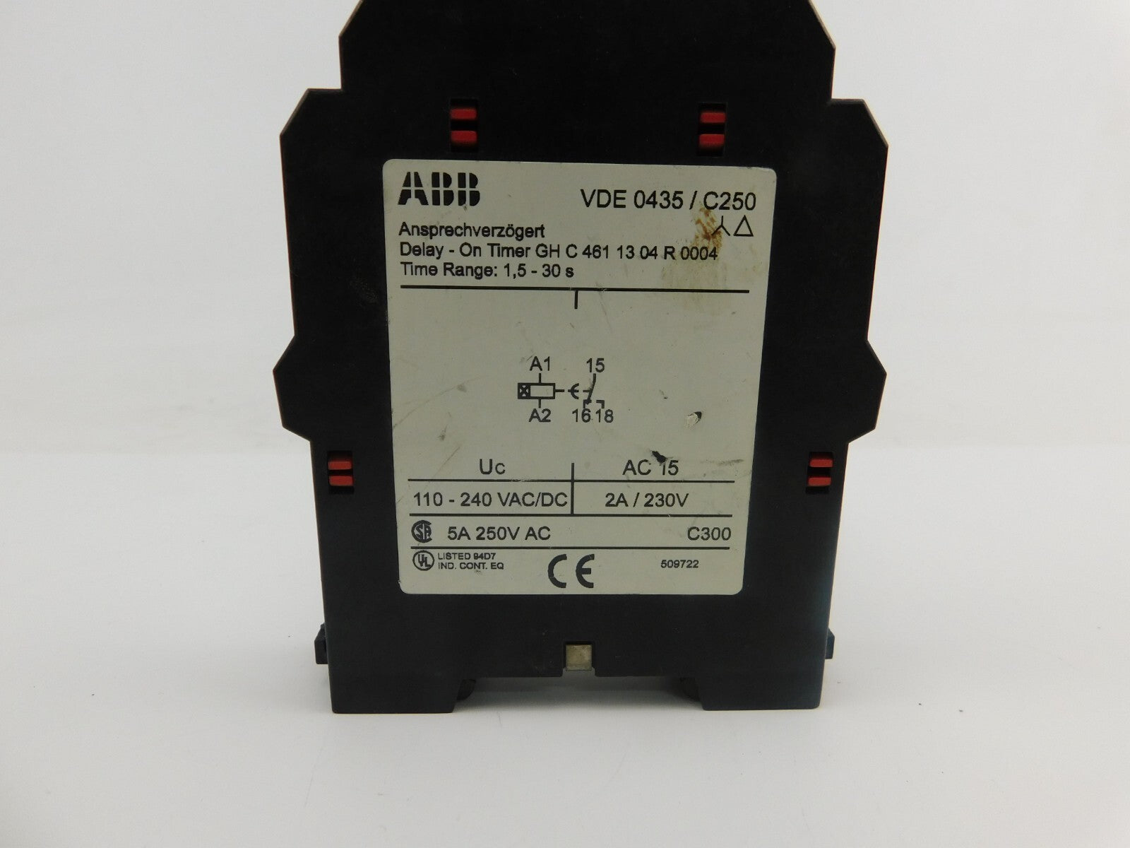 ABB C461.13 Ansprechverzögert Time Range 1,5 30 s