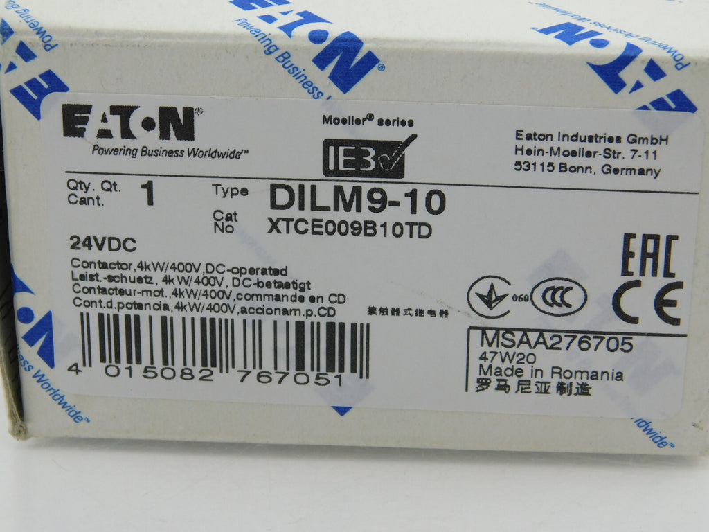 EATON Schütz DILM9-10 4KW