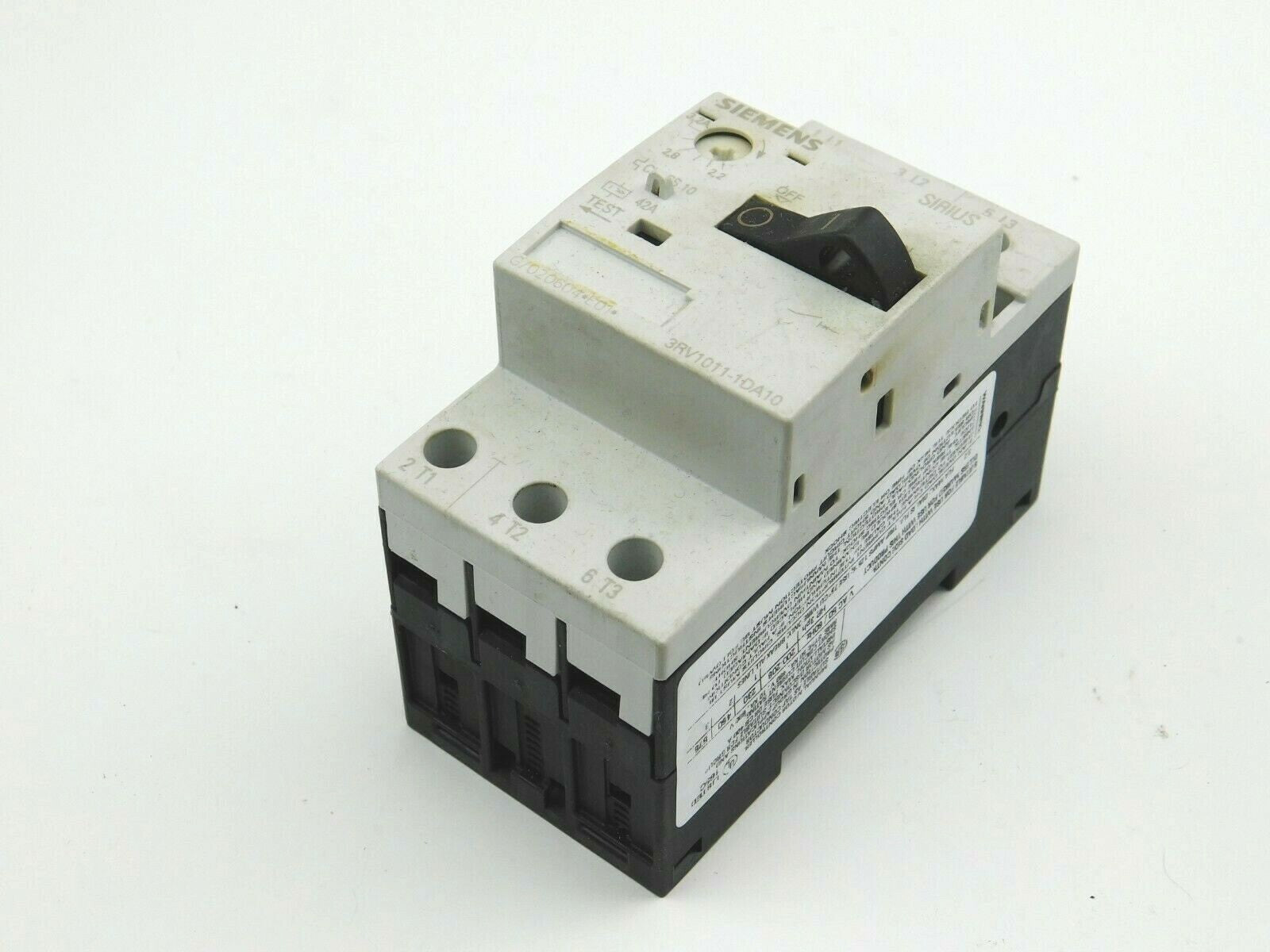  SIEMENS SIRIUS  Motorschutzschalter  3RV1011-1DA10 