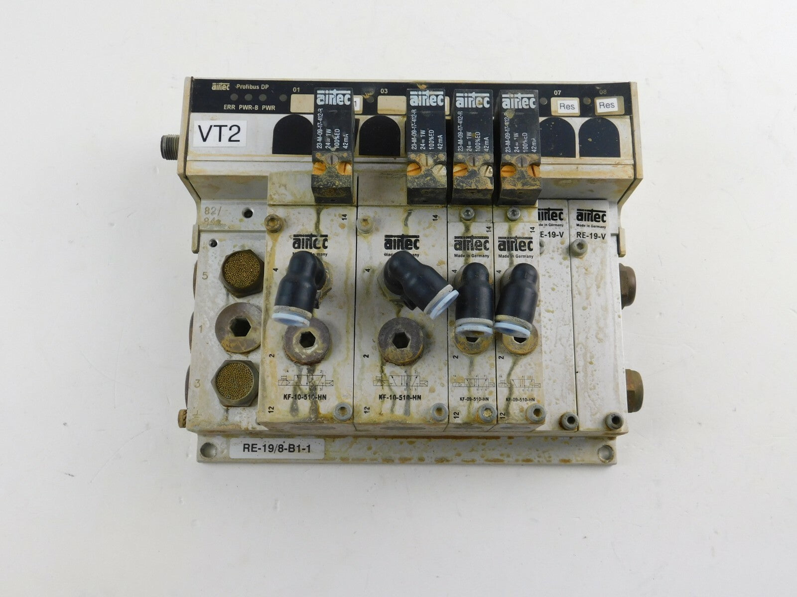 Airtec RE 19/8-B1-1 Profibus DP  KF-10-510-HN + KF-09-510-HN + 23-M-09-17-412-R