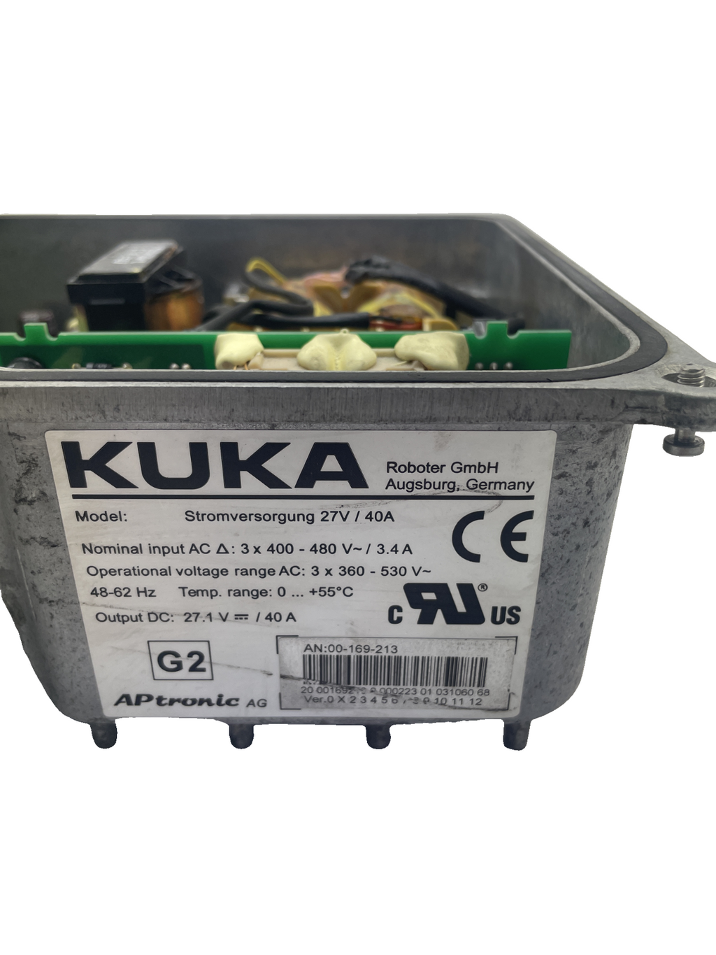 Kuka Stromversorgung 27V / 40A Netzteil (AN: 00-169-213) 27V NT KRC NG