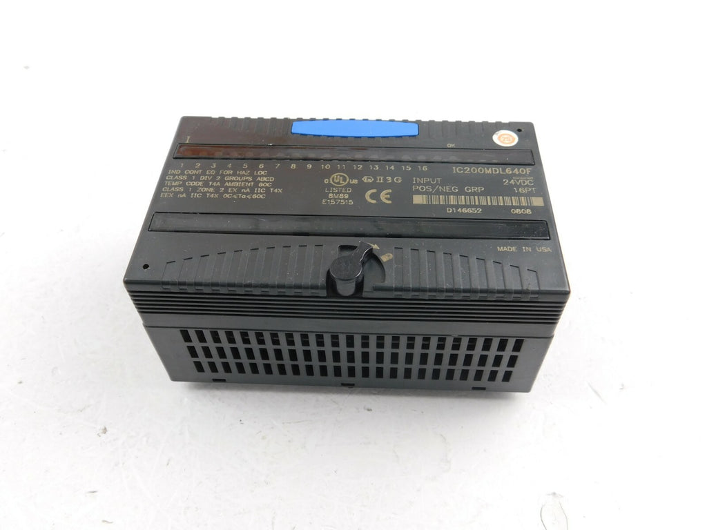 GE Fanuc IC200MDL640F  Input 24 VDC   