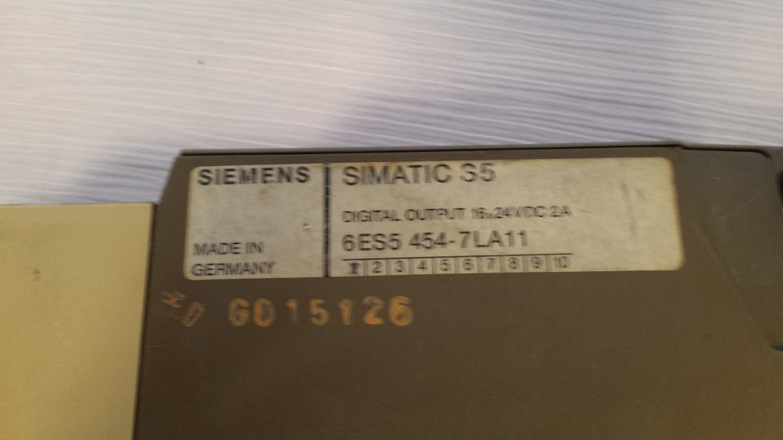 Siemens Simatic S5 6ES5 454-7LA11 E-Stand: 1