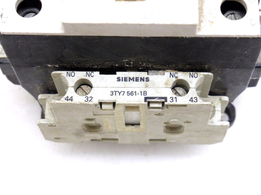 Siemens 3TF4422-0A Leistungsschütz mit Hilfskontakten 3TY7 561-1A; 3TY7 561-1B