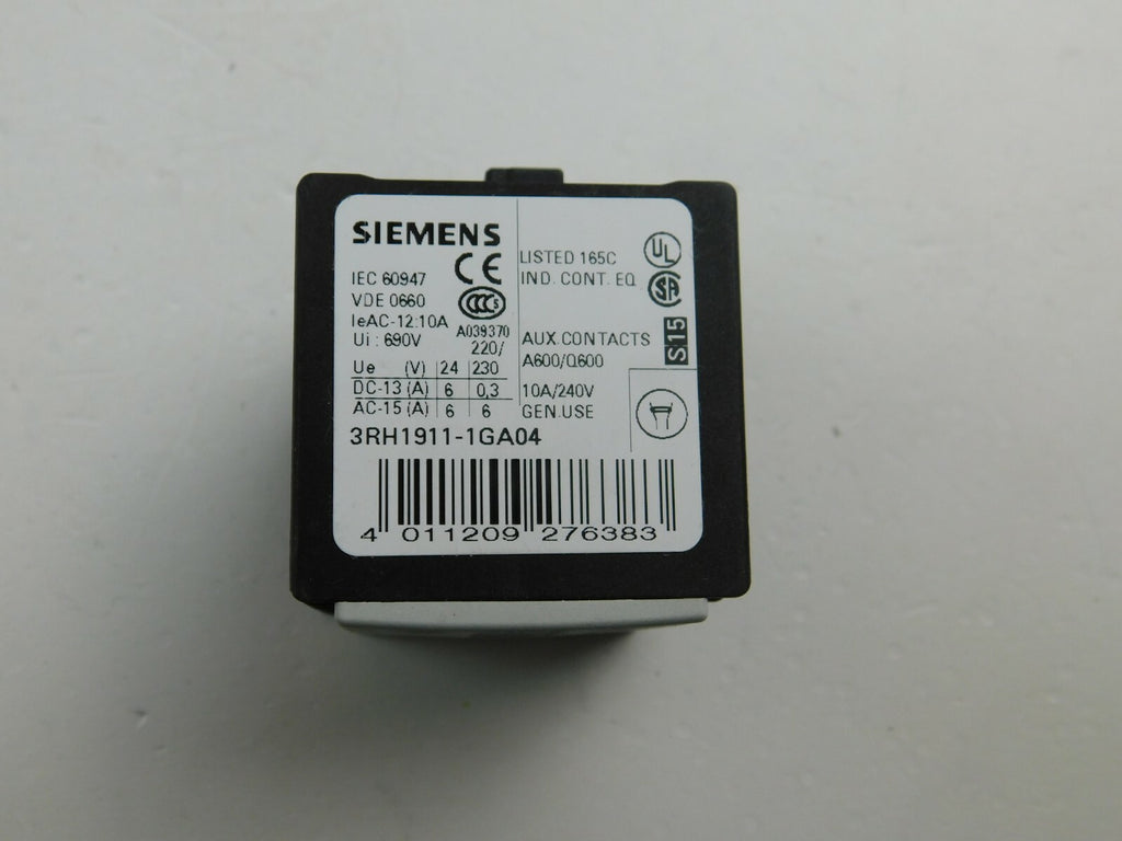 SIEMENS 3RH1911 -1GA04