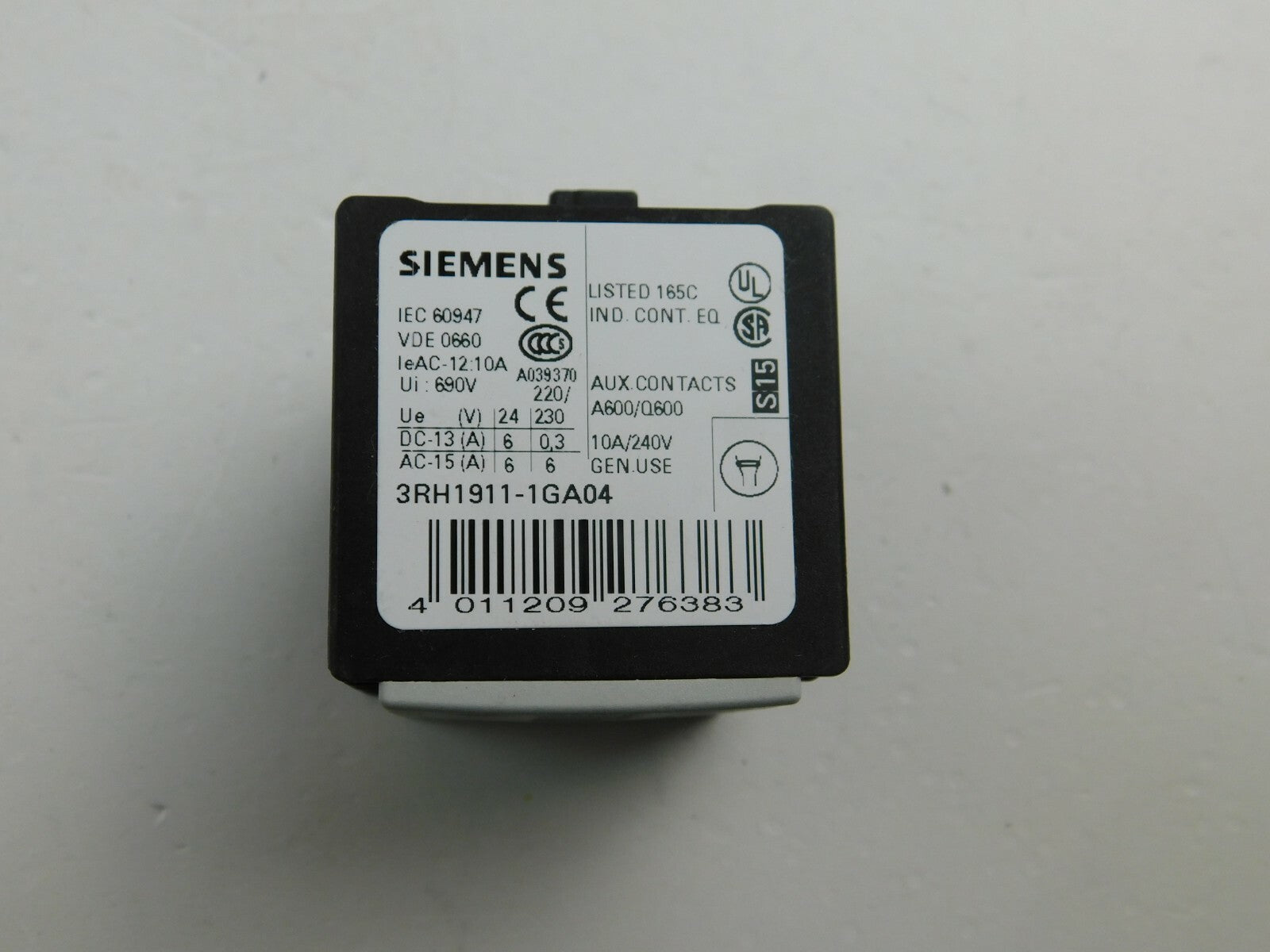 SIEMENS 3RH1911 -1GA04