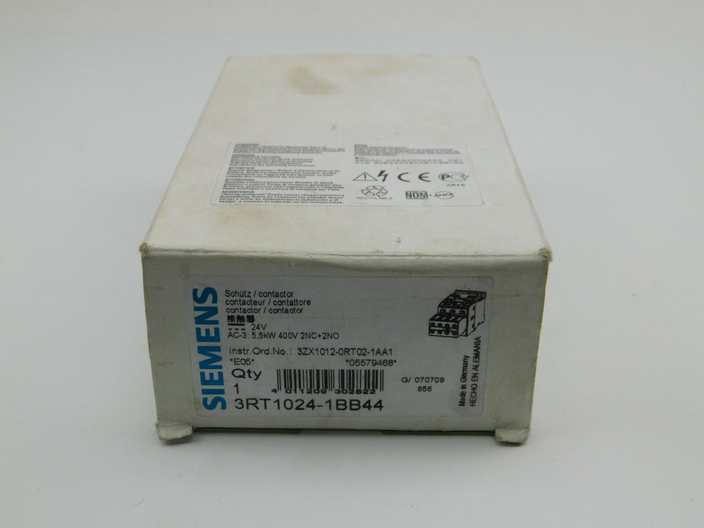 SIEMENS Schütz 3RT1024-1BB44 24 V 