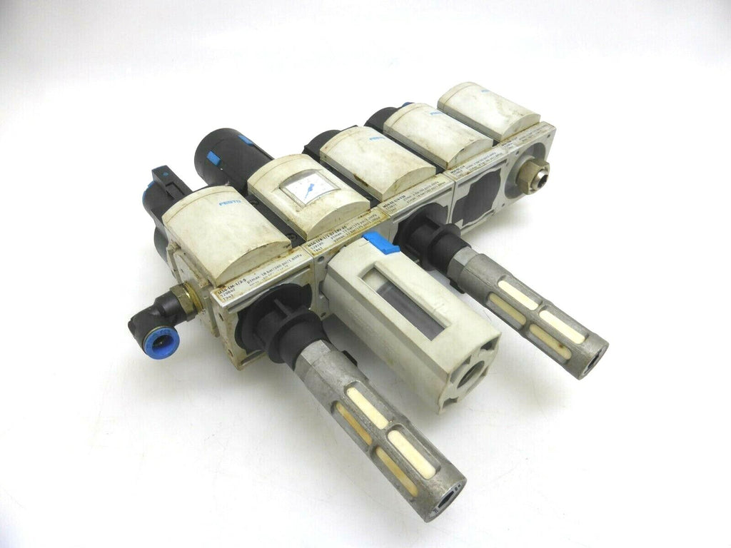 Festo Wartungseinheit MS6-EM-1/2-S MS6-LFR-1/2-D7-ERV-AS MS6-EE-1/4-V24...