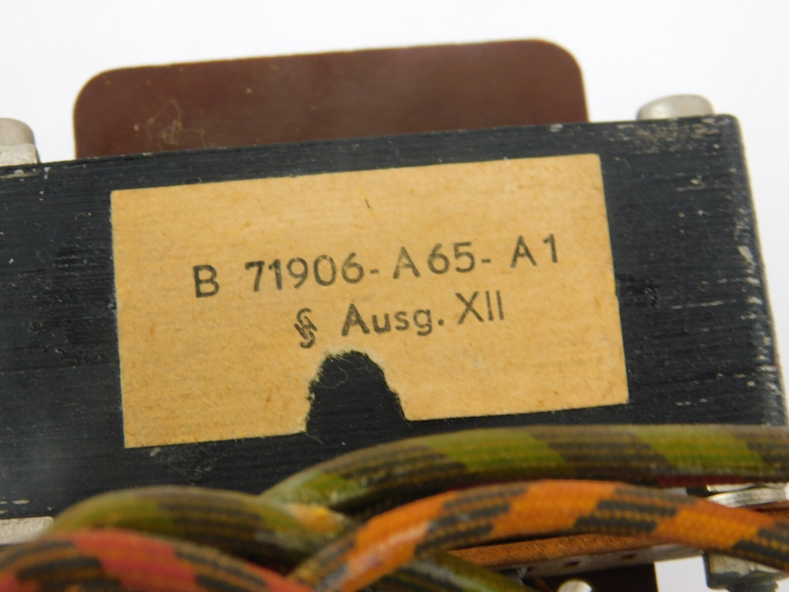 Siemens B 71906-A65-A1 Ausg. XII 3T 10 33