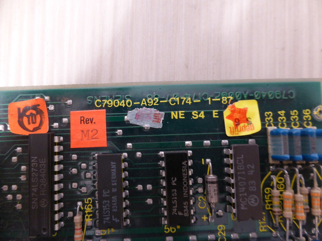 SIEMENS C79040-A0092-C174-07-85  C79040-A92-C174-1-87  