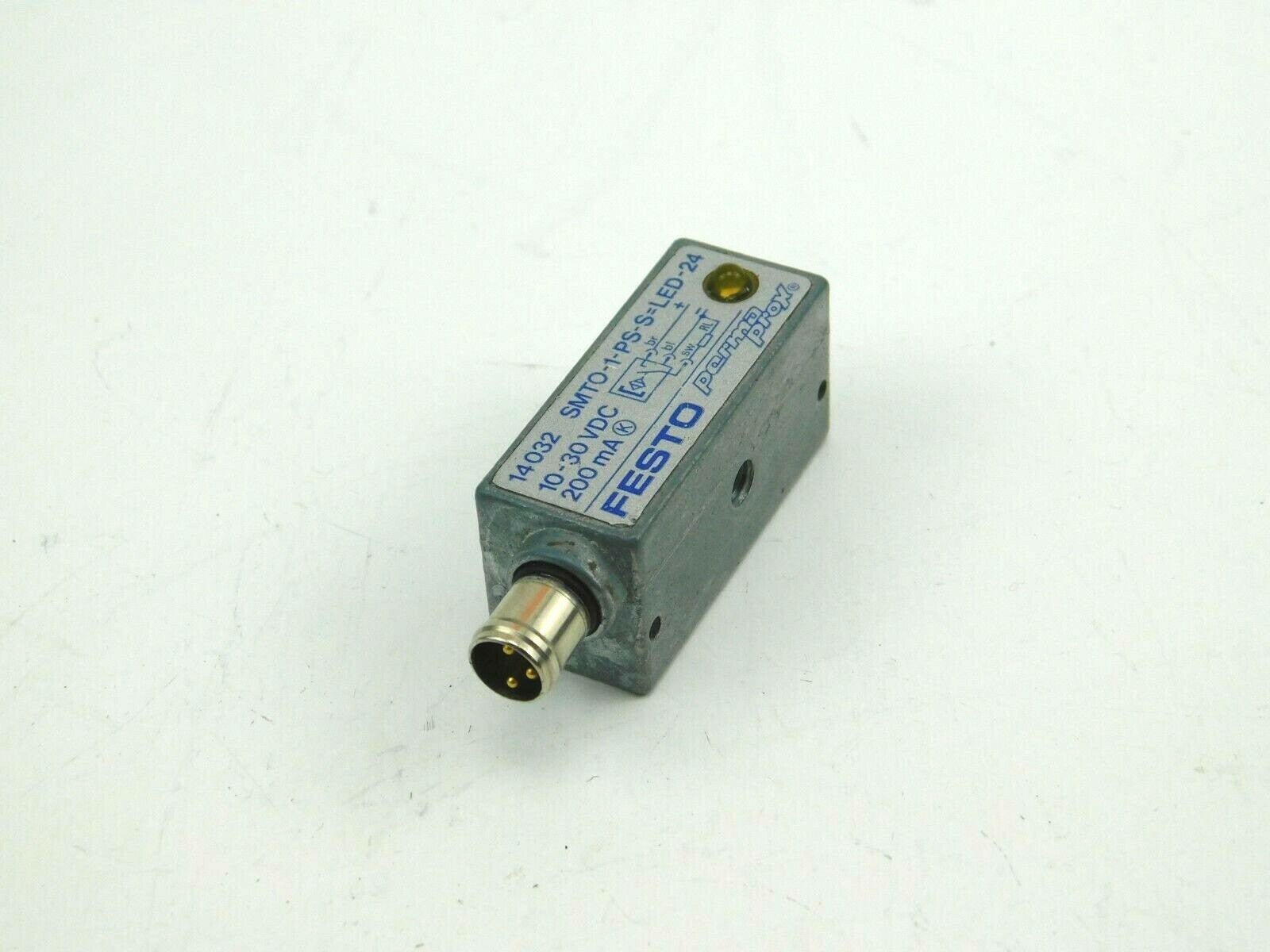 FESTO Näherungsschalter SMTO-1-PS=LED-24 10-30 VDC 200 mA 14032 ** 3 Stück **