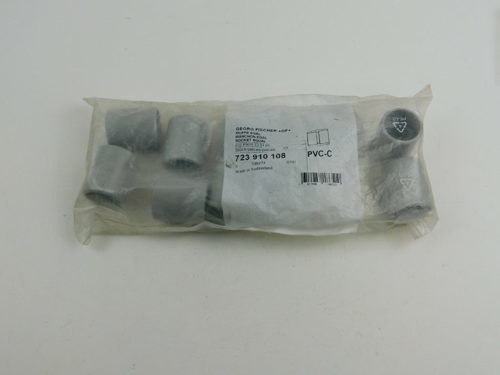 Georg Fischer Muffe egal d32 PN16 723 910 108 PVC-C        **  10 Stück  **