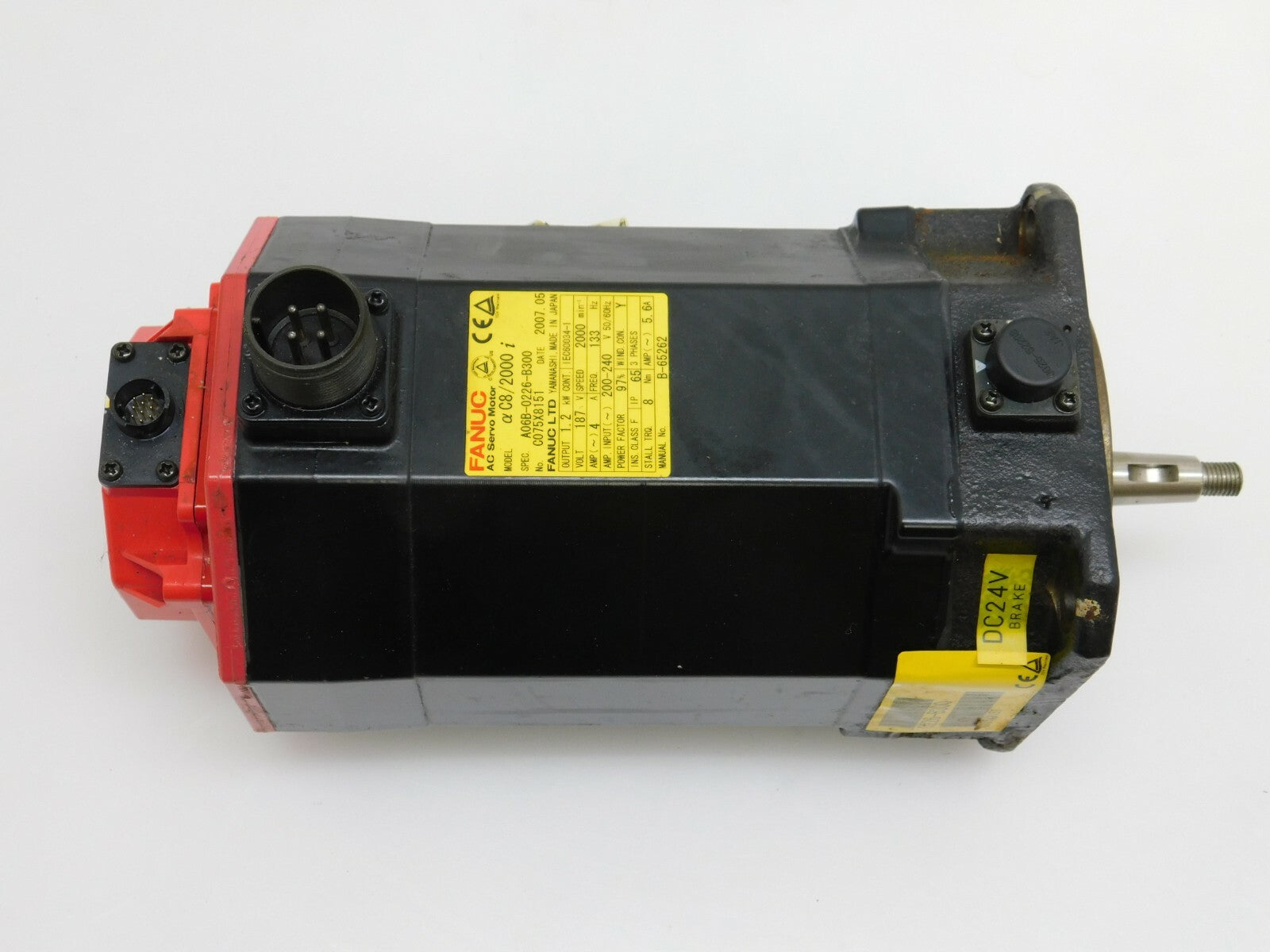 Fanuc Servo Motor Model C8/2000i   A06B-0226-B300 
