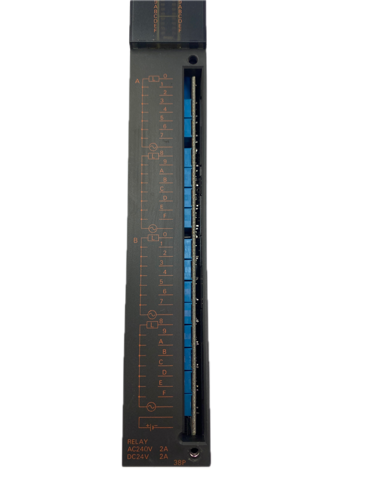 MELSEC PROGRAMMABLE CONTROLLER AY13E RELAY AC240V DC24V 2A 2A