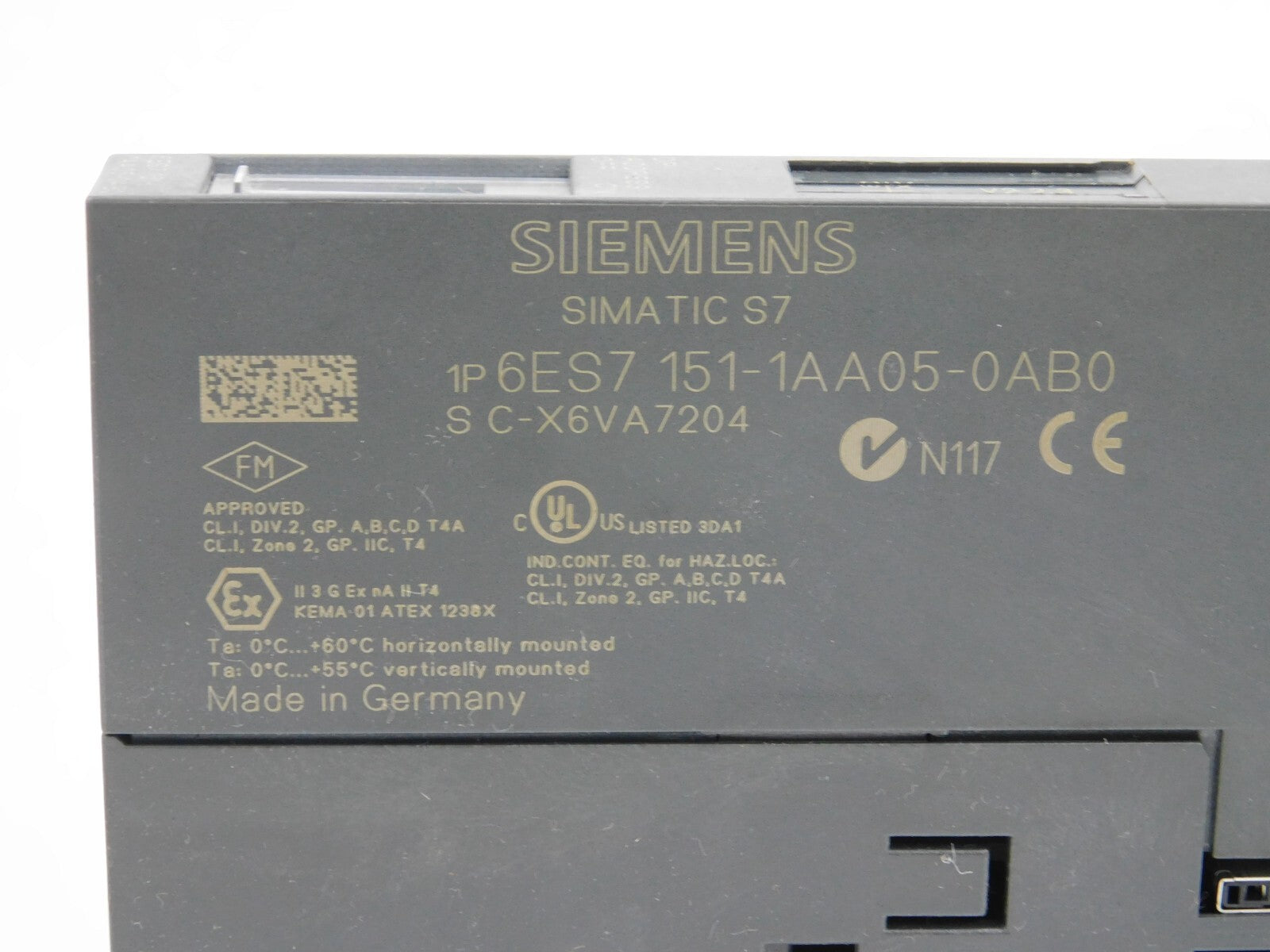 SIEMENS SIMATIC S 7 6ES7 151-1AA05-0AB0