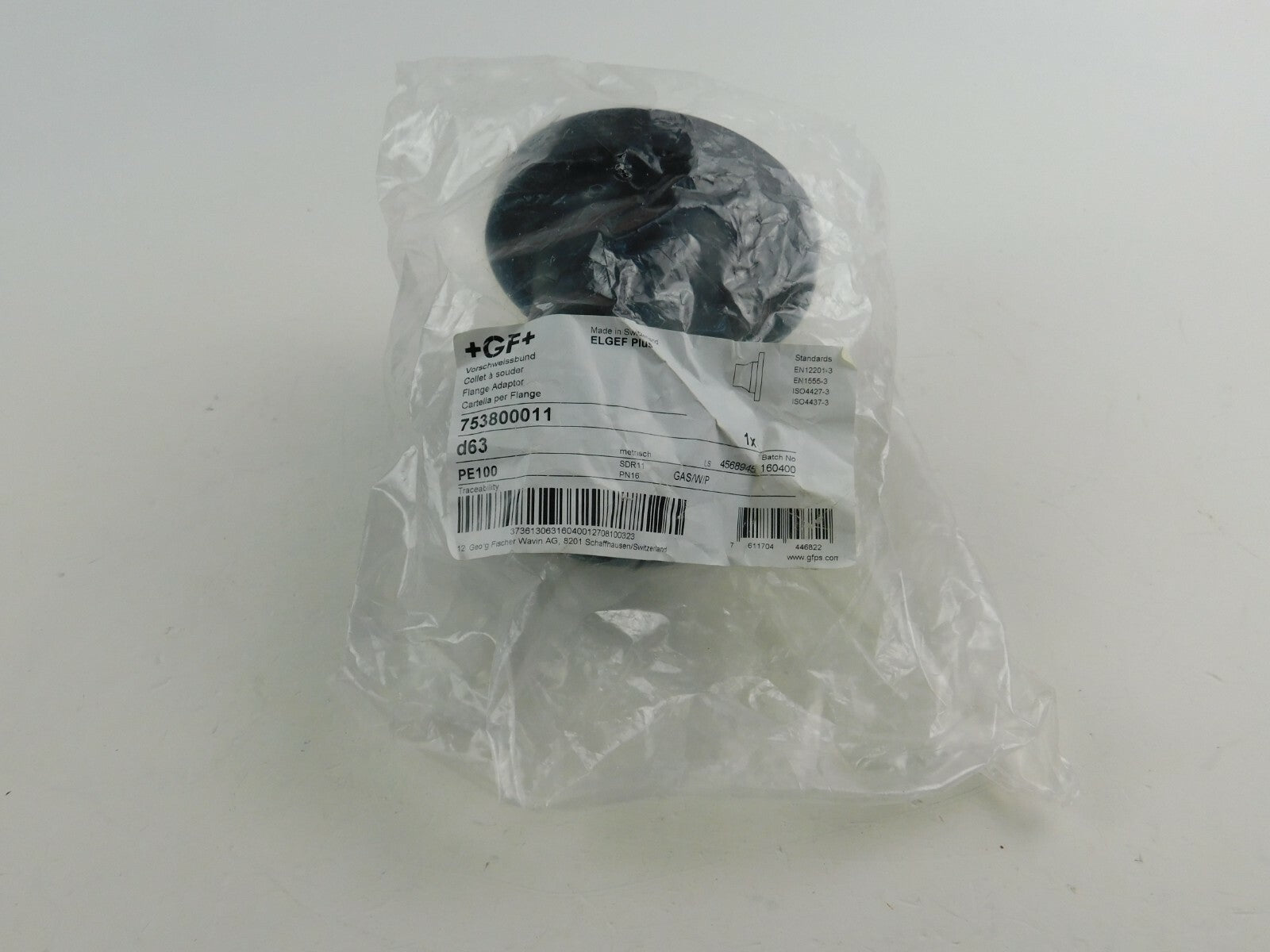 Georg Fischer Vorschweissbund d63 PE100   753800011      **  5 Stück **