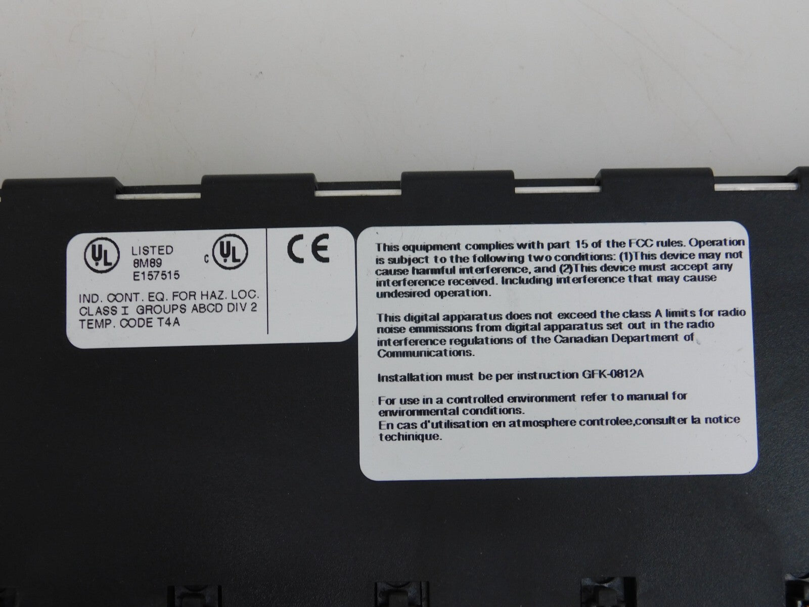 FANUC 10-BASE SLOT 8M89E157515 X= CLOSED