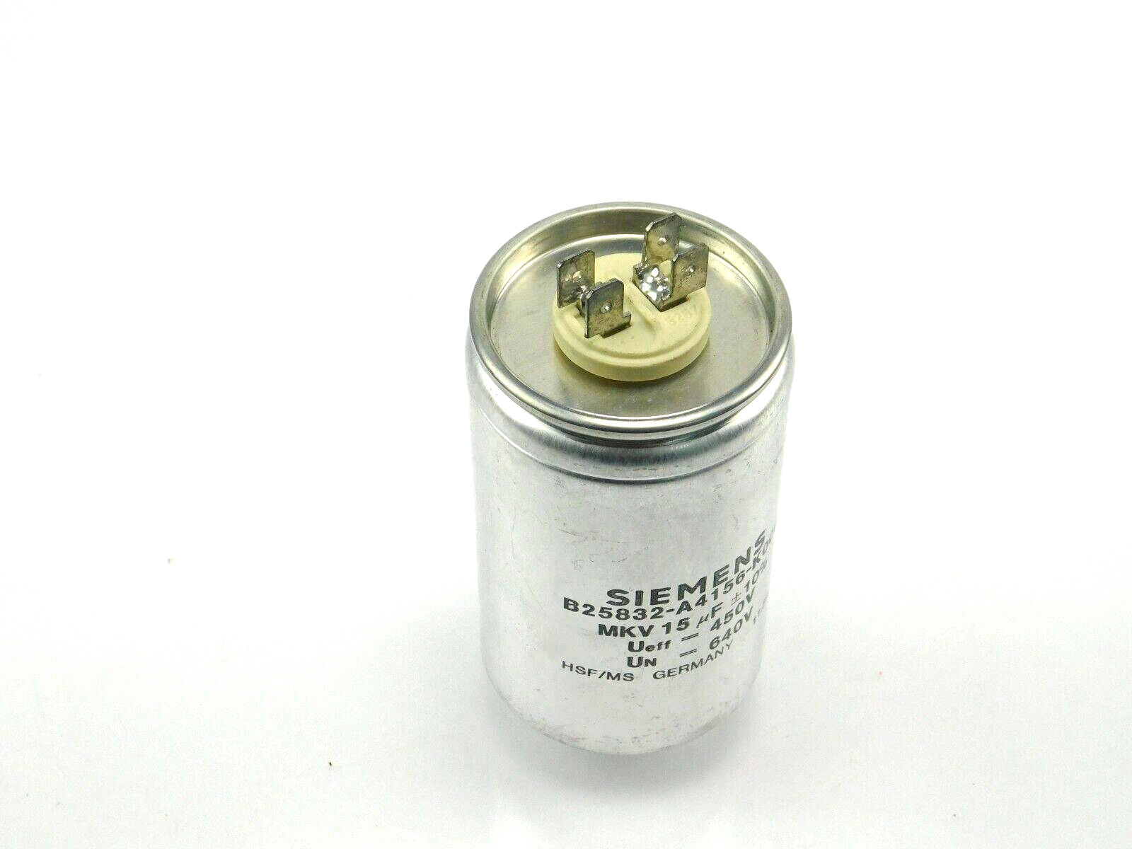 Siemens B25832-A4156-K009 MKV 15µF +-10% Ueff 450V Un 640V