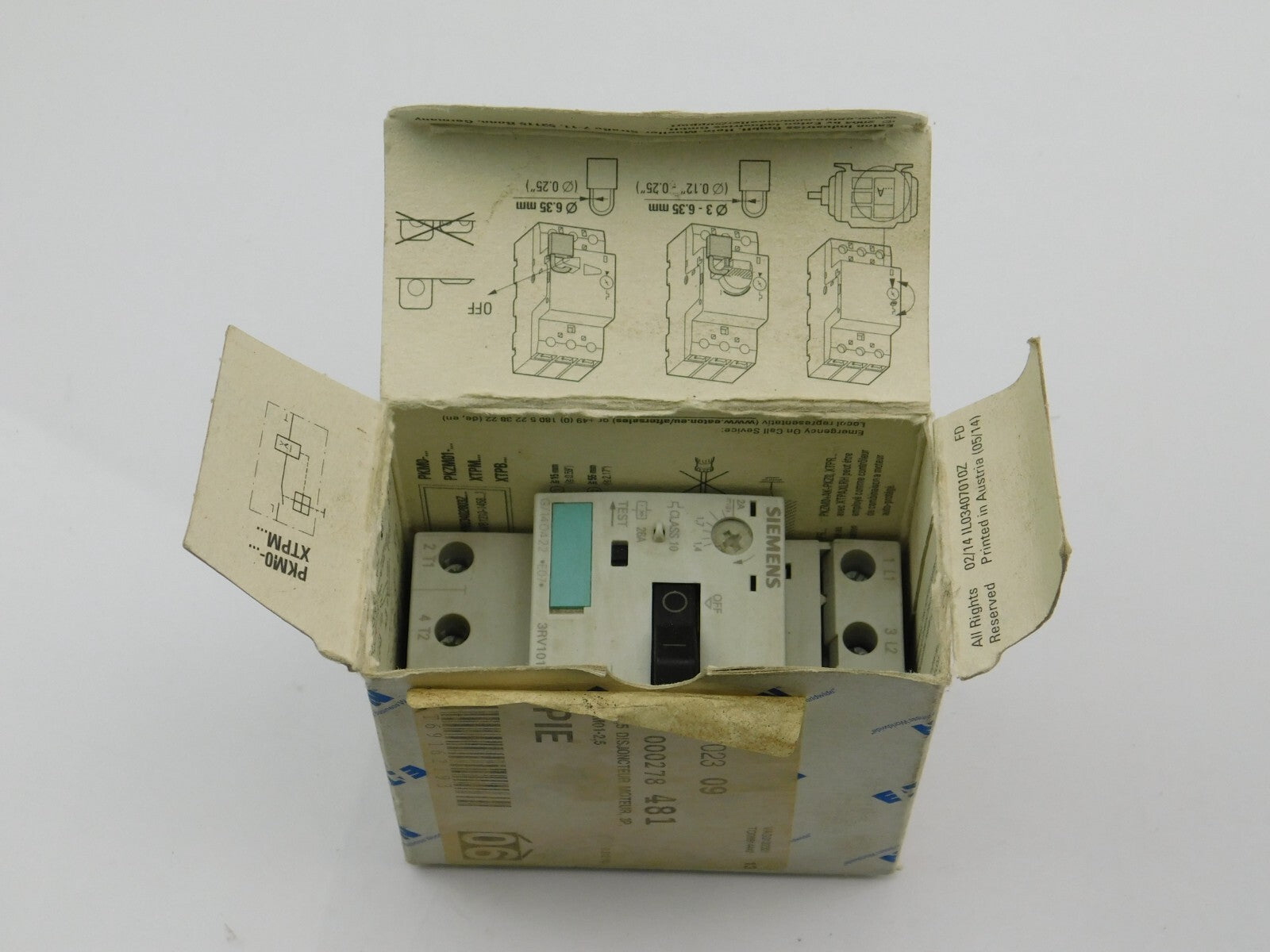EATON Motorabschalter PKZM01-2,5