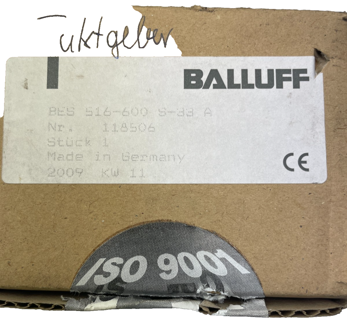 BALLUFF BES 516-600 S-33 A NR: 118506