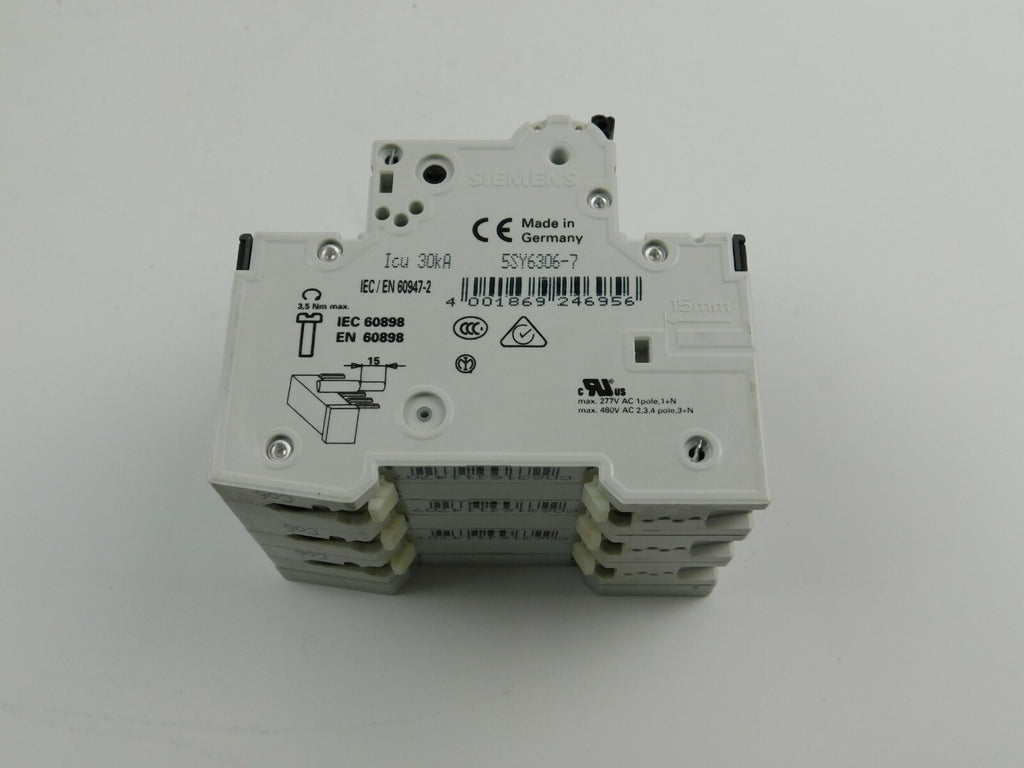 Siemens Schützschalter 5SY63 MCB C6