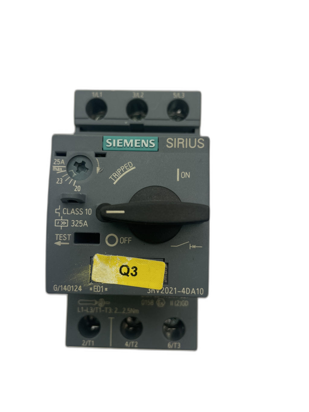 Siemens Sirius 3RV2021-4DA10 Leistungsschalter / Motorschutzschalter 18-25 A