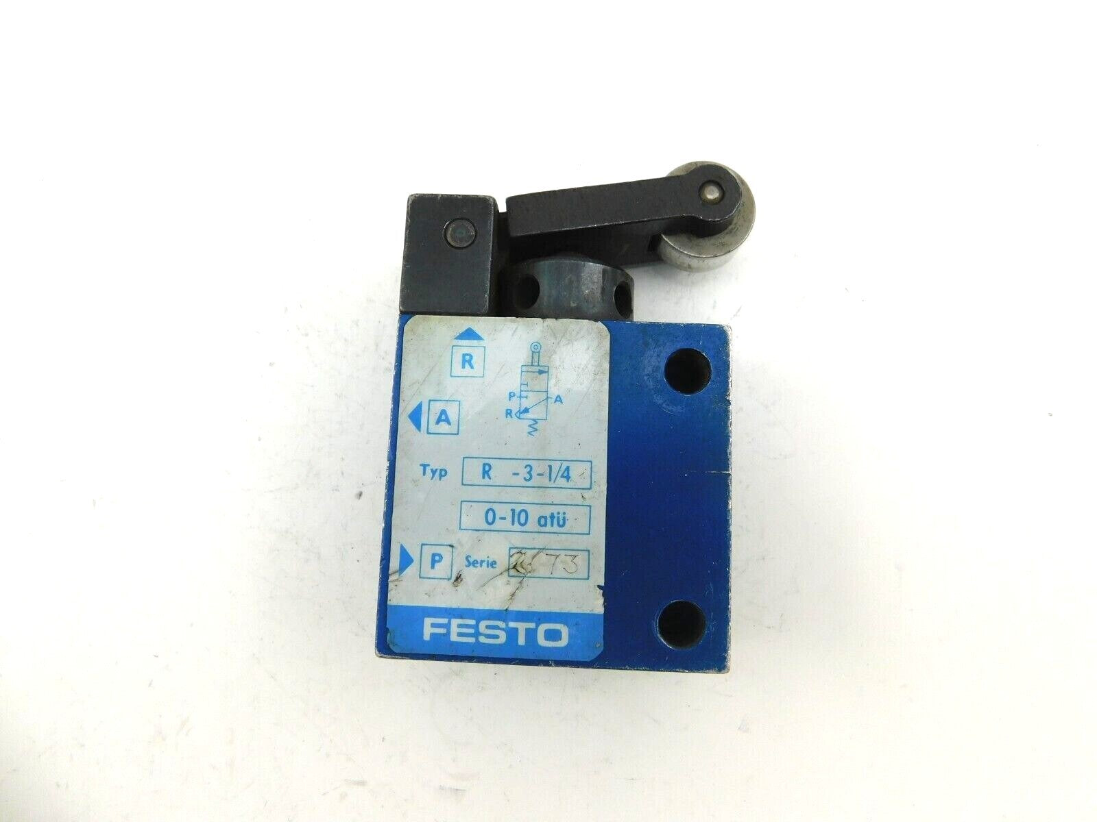 FESTO Rollenhebelventil R-3-1/4 0-10 atü