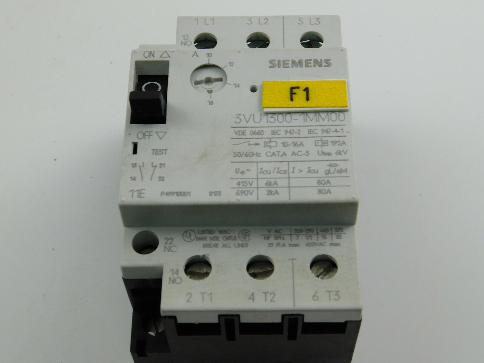 SIEMENS Leitungsschalter 3VU13000-1MM00  ** 2 Stück **