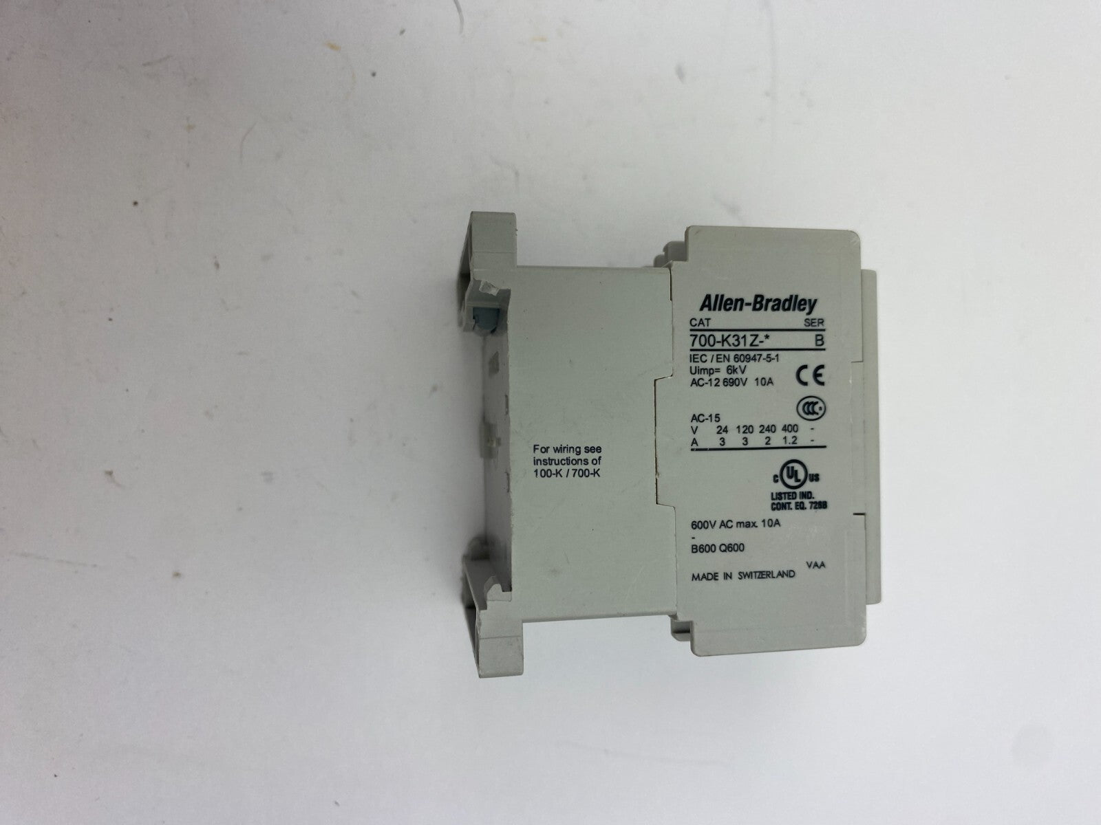 Allen-Bradley CAT 700-K31Z-* B
