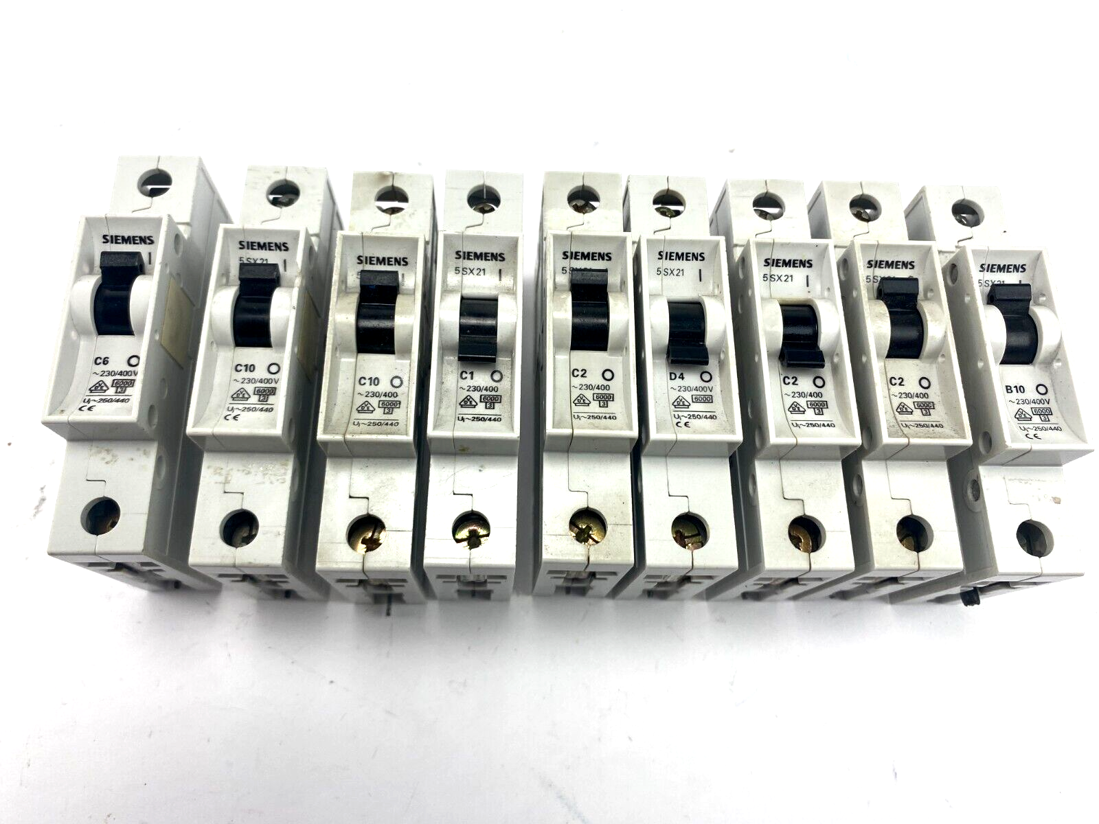 POSTEN..SIEMENS 5SX21 C10+C6+C1+C2+D4+B10