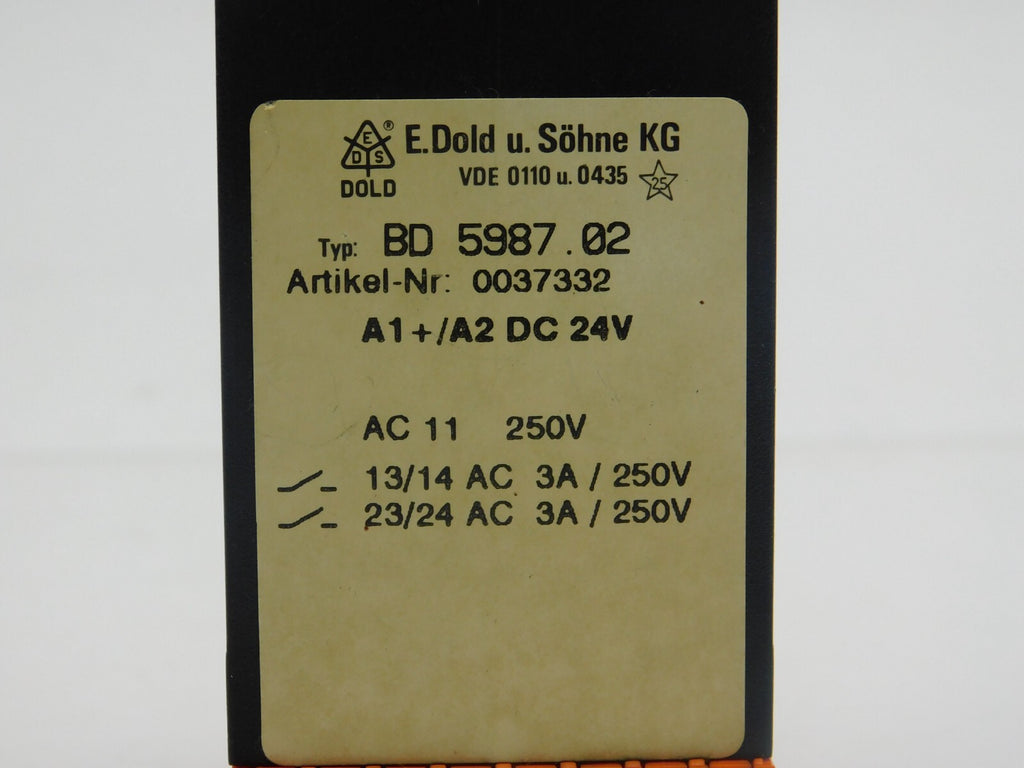 E.Dold u.SöHNE BD 5987.02 0037332 A1+A2 DC 24V