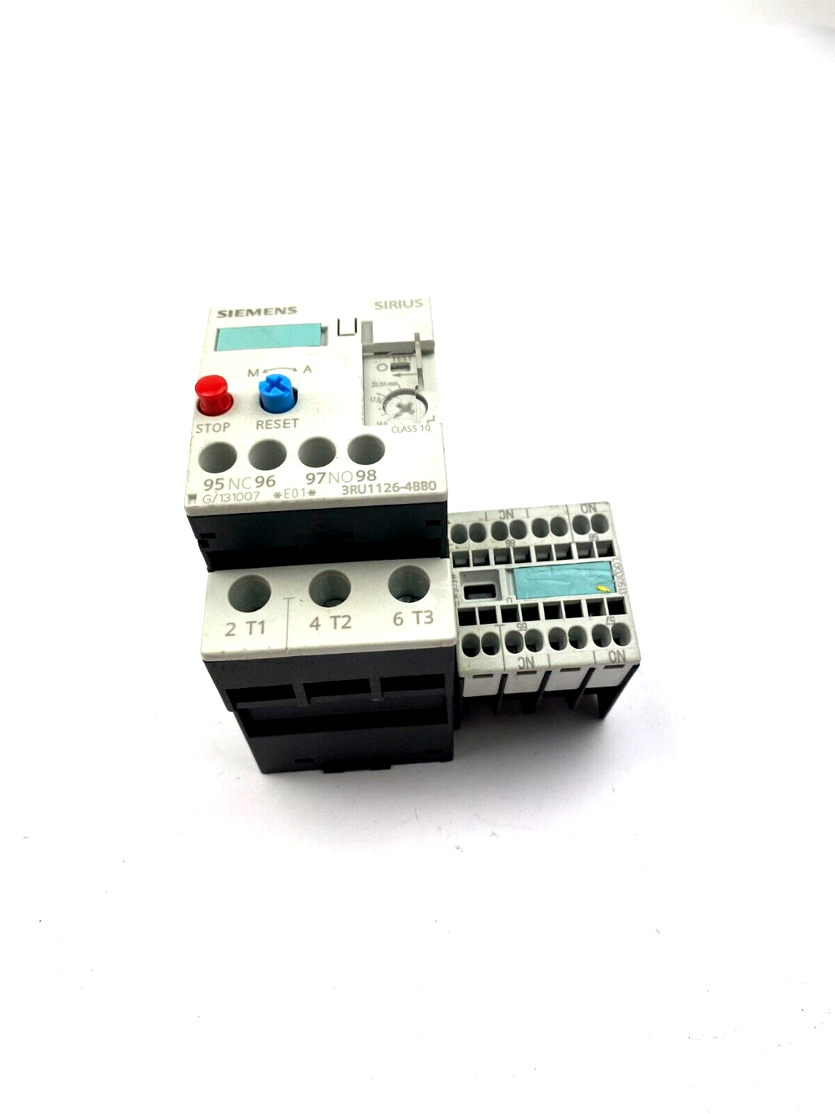 POSTEN....SIEMENS SIRIUS 3RU1126-4BB0 + 3RH1911-2FB11