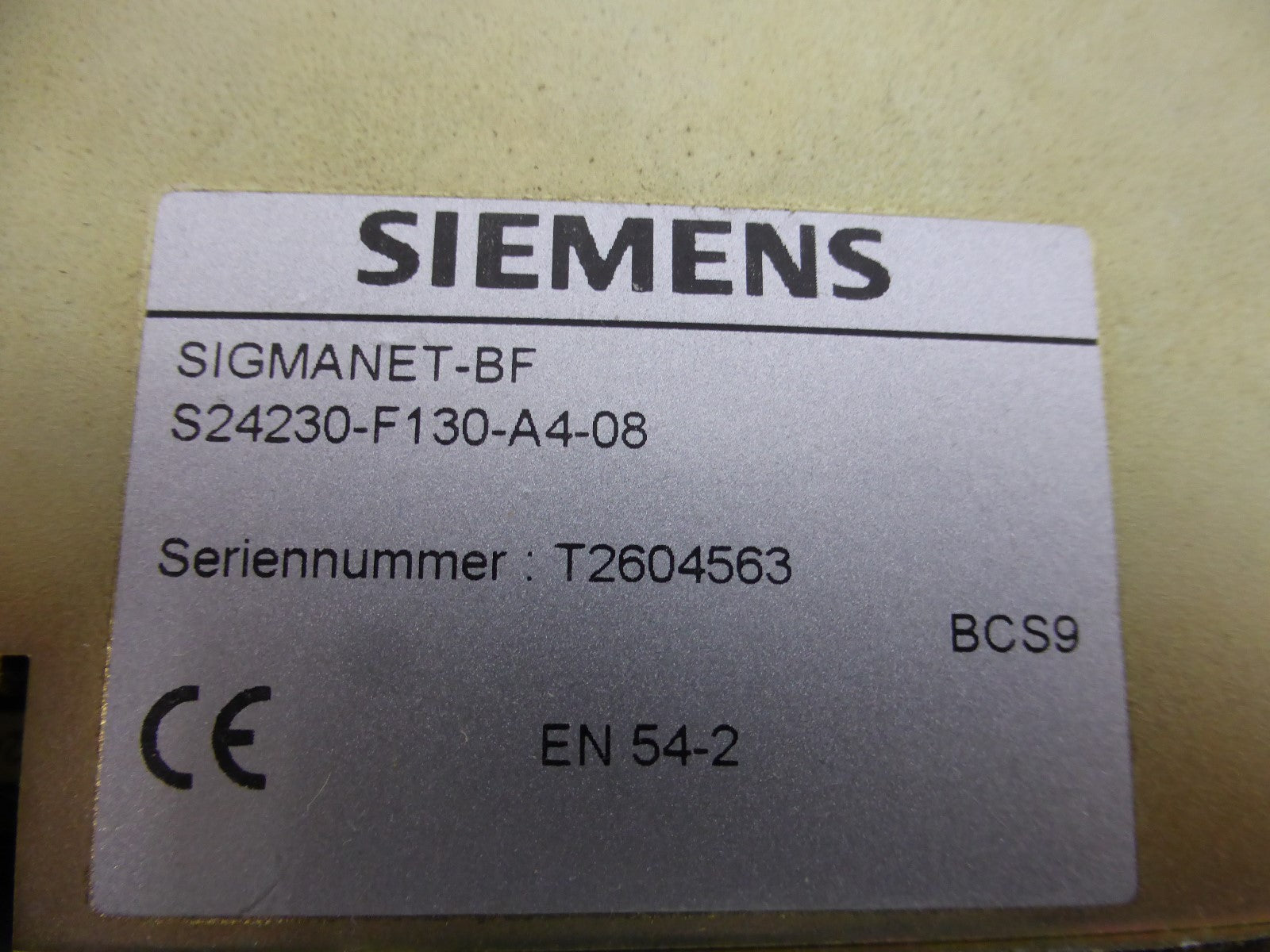 Siemens SIGMANET-BF S24230-F130-A4-08