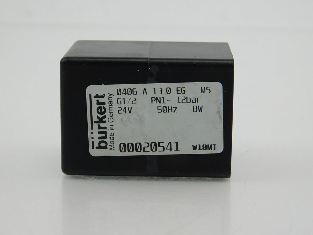 Bürkert 00020541 0406 A 13.0 EG G1/2 PN1- 12bar 24V 50Hz 8W ** 2 Stück **