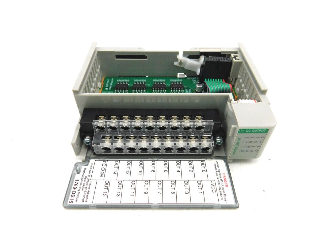ALLEN BRADLEY  Compact I/O 16 PT 20.4-26.4 VDC SOURCING OUTPUT MODULE 1769-OB16