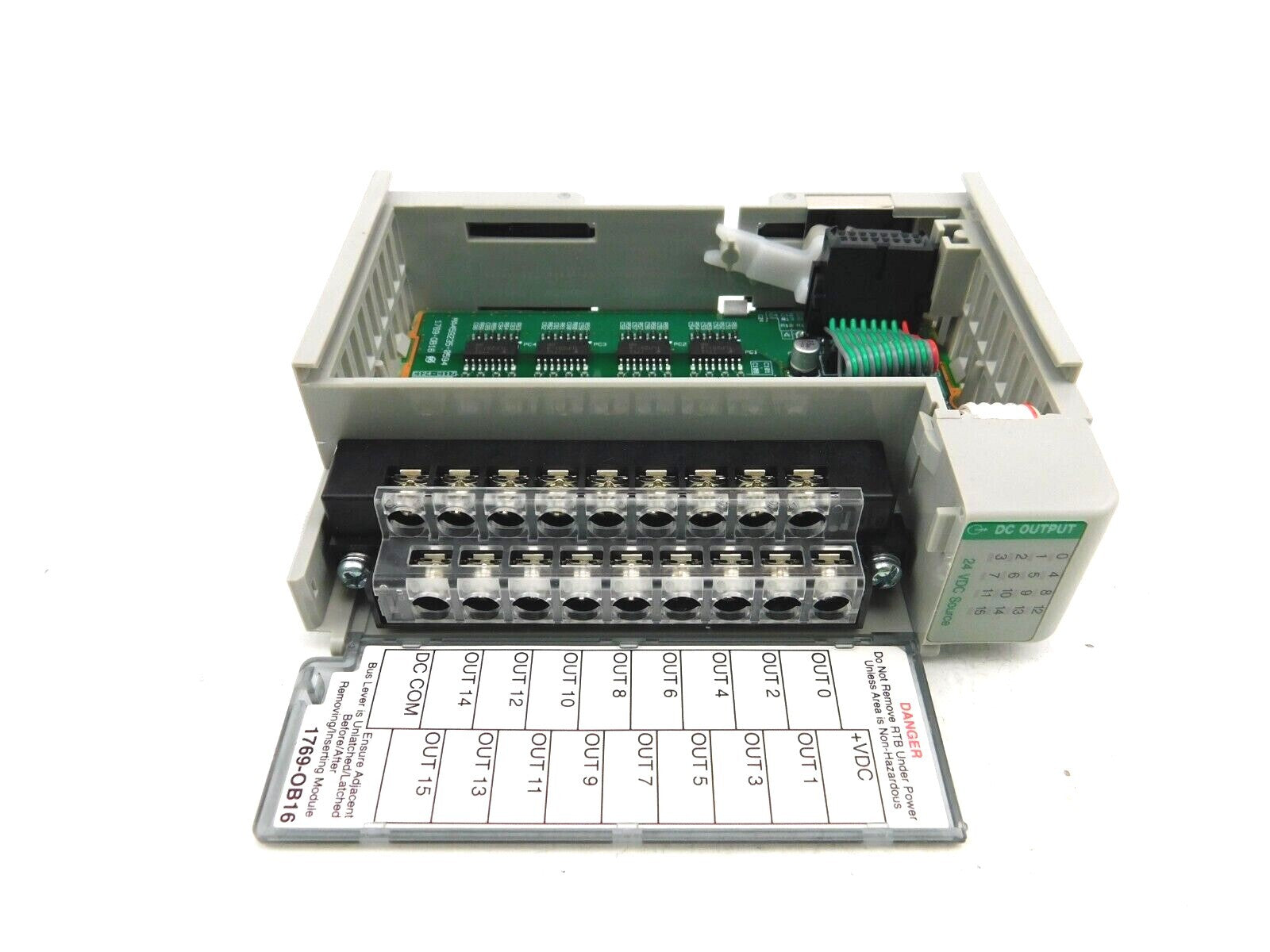 ALLEN BRADLEY  Compact I/O 16 PT 20.4-26.4 VDC SOURCING OUTPUT MODULE 1769-OB16