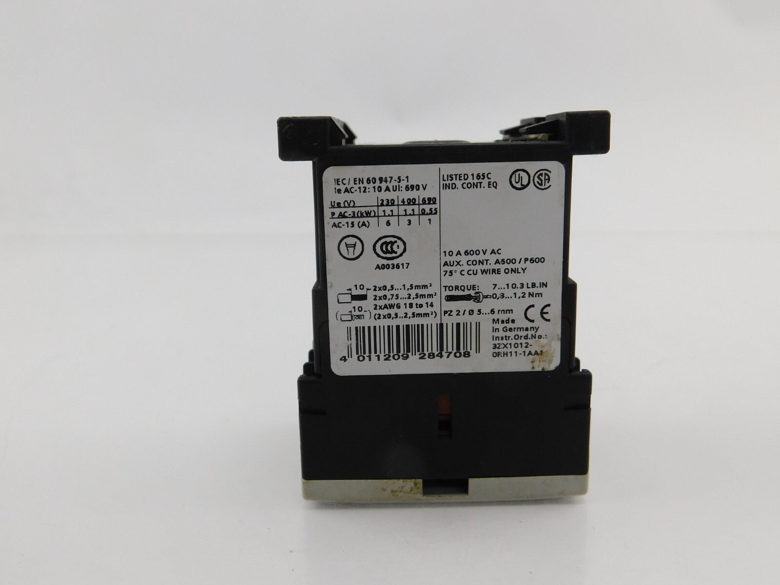 SIEMENS SIRIUS E22 10A 600V **2Stück**