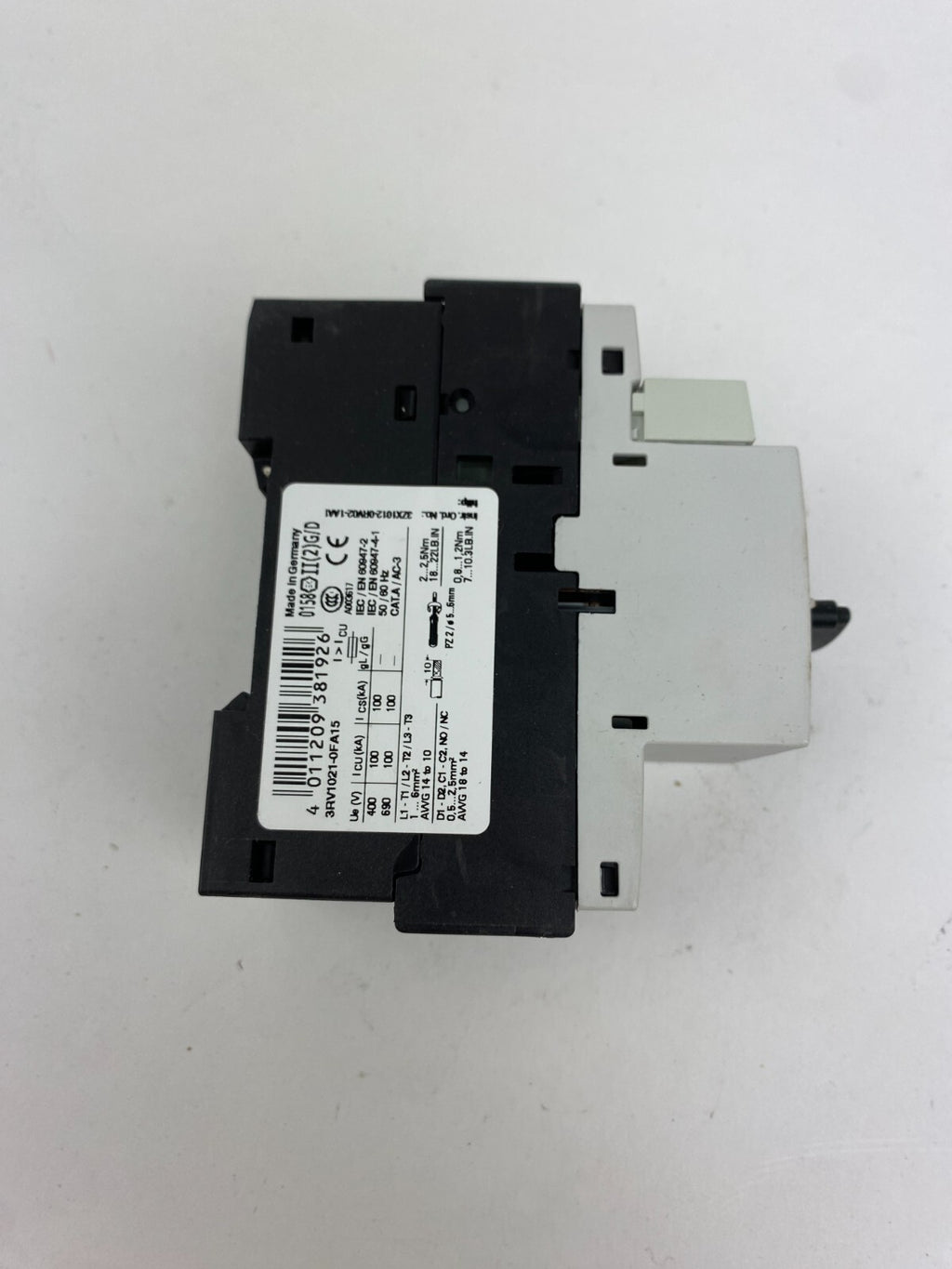 SIEMENS SIRIUS 3RV1021-0FA15  0,5A **2 Stück**