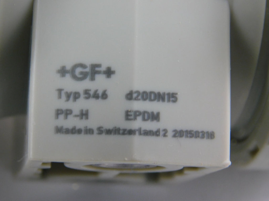 Georg Fischer Kugelhahn Typ 546  d20  DN15 PN10