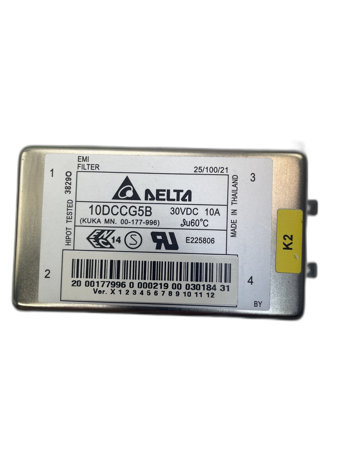 Delta 10DCCG5B EMV-Netzfilter 10 A K2