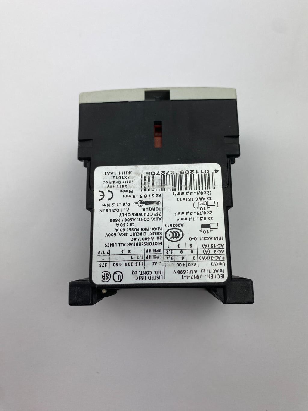 SIEMENS SIRIUS 3RT106-1BB41