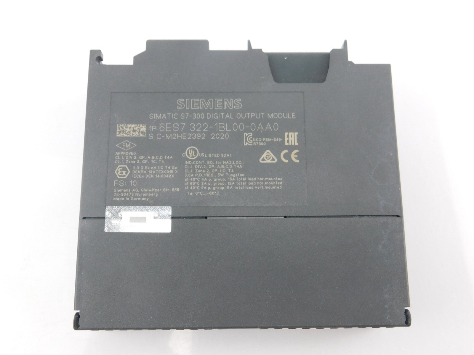 Siemens SIMATIC S7-300 Digital Output MODULE 6ES7 322-1BL00-0AA