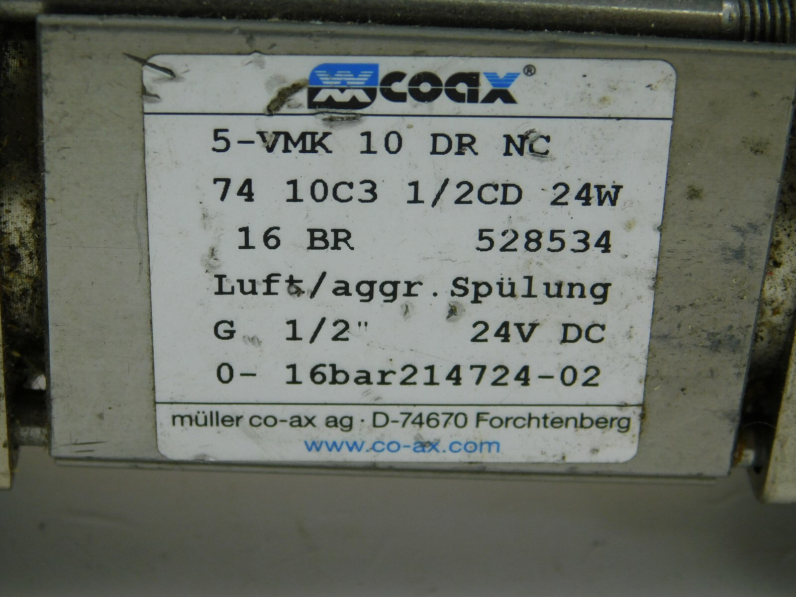 Müller Coax 5-VMK 10 DR NC+ MD 510503 S