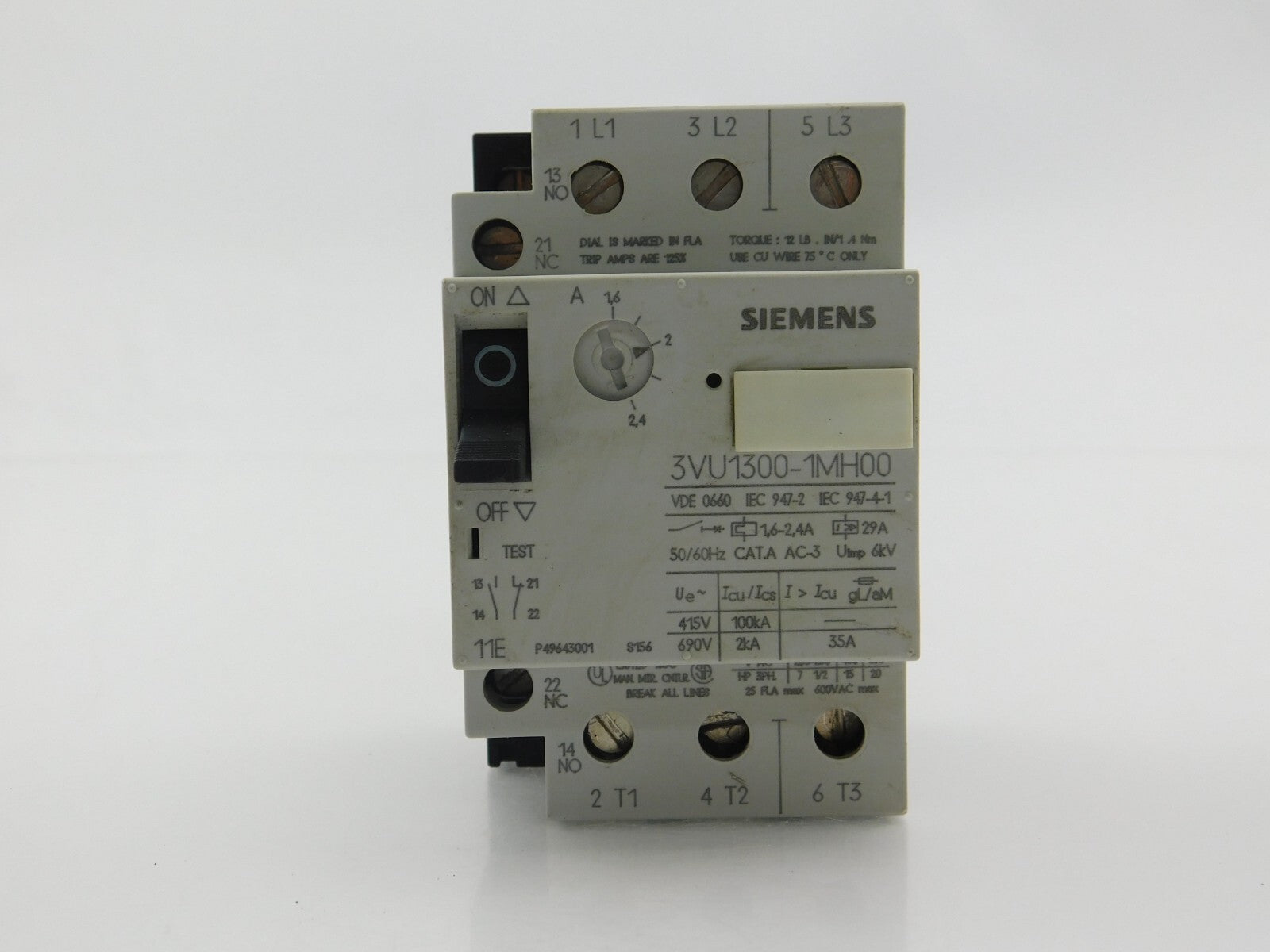 SIEMENS 3VU1300-1MH00 ** 3 Stück**